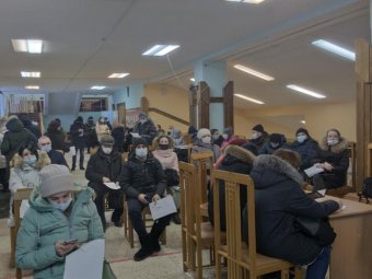 Центр тестирования в Архангельске, открытый неделю назад. Первый день работы